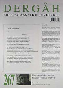 Dergah Edebiyat Sanat Kültür Dergisi Sayı:267 Mayıs 2012