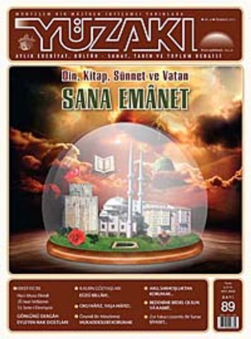 Yüzakı Aylık Edebiyat, Kültür, Sanat, Tarih ve Toplum Dergisi/Sayı:89 Temmuz 2012