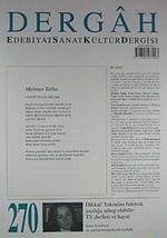 Dergah Edebiyat Sanat Kültür Dergisi Sayı:270 Ağustos 2012