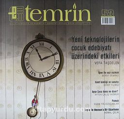 Temrin Aylık Düşünce ve Edebiyat Dergisi Sayı:53 Eylül 2012