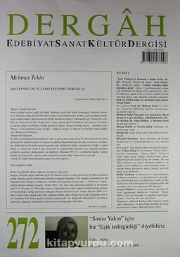 Dergah Edebiyat Sanat Kültür Dergisi Sayı:272 Ekim 2012