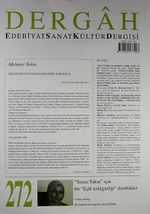 Dergah Edebiyat Sanat Kültür Dergisi Sayı:272 Ekim 2012