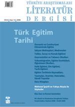 Türkiye Araştırmaları Literatür Dergisi 2008 cilt6 Sayı: 12