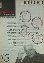 Yaba Edebiyat Sayı:13 Kasım-Aralık 2001