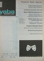 Yaba Edebiyat Sayı:21/22 Mart-Haziran 2003