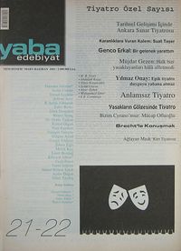 Yaba Edebiyat Sayı:21/22 Mart-Haziran 2003