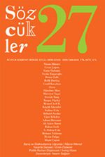 Sözcükler İki Aylık Edebiyat Dergisi Sayı:27 Eylül-Ekim 2010