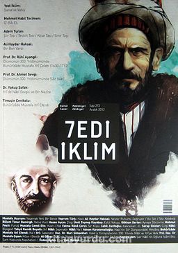 Sayı :273 Aralık 2012 Kültür Sanat Medeniyet Edebiyat Dergisi