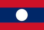 Laos Bayrağı (20x30)