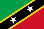 Saint Kitts ve Nevis Bayrağı (20x30)