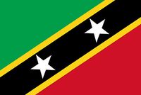 Saint Kitts ve Nevis Bayrağı (20x30)