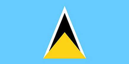 Saint Lucia Bayrağı (20x30)