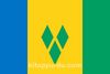 Saint Vincent ve Grenadinler Bayrağı (20x30)