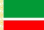 Çeçenistan Cumhuriyeti (Kuzey Kafkas) Bayrağı (70x105)
