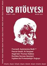 Us Atölyesi Felsefe Dergisi Sayı:1