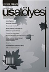 Us Atölyesi Felsefe Dergisi Sayı:17