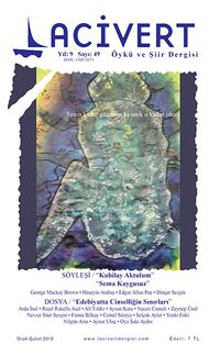 Lacivert Öykü ve Şiir Dergisi Yıl:9 Sayı:49 Ocak-Şubat 2013