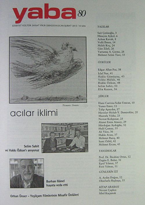 Yaba Edebiyat Sayı:80 Ocak- Şubat 2013