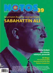 Notos Öykü İki Aylık Edebiyat Dergisi Nisan - Mayıs Sayı:39
