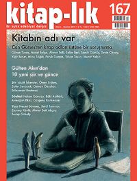 Kitap-lık Sayı:167 Mayıs-Haziran 2013 Kitabın Adı Var