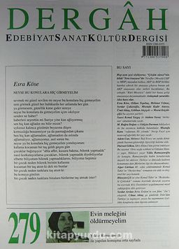 Dergah Edebiyat Sanat Kültür Dergisi Sayı:279 Mayıs 2013