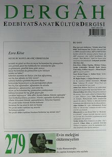 Dergah Edebiyat Sanat Kültür Dergisi Sayı:279 Mayıs 2013