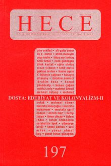 Sayı:197 Mayıs 2013 Hece Aylık Edebiyat Dergisi