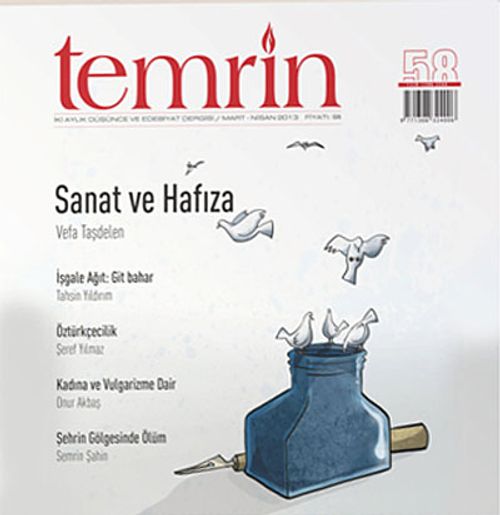 Temrin İki Aylık Düşünce ve Edebiyat Dergisi Sayı:58 Mart - Nisan 2013