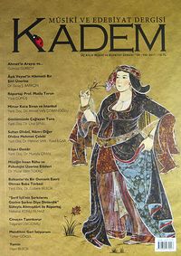 Kadem Üç Aylık Musiki ve Edebiyat Dergisi Sayı:04 Yaz 2011