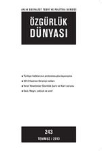 Özgürlük Dünyası / Aylık Sosyalist Teori ve Politika Dergisi / Temmuz 2013 Sayı: 243