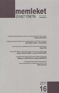 Memleket Dergisi Sayı:16 Yıl:2011