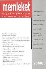 Memleket Dergisi Sayı:6 Yıl:2008