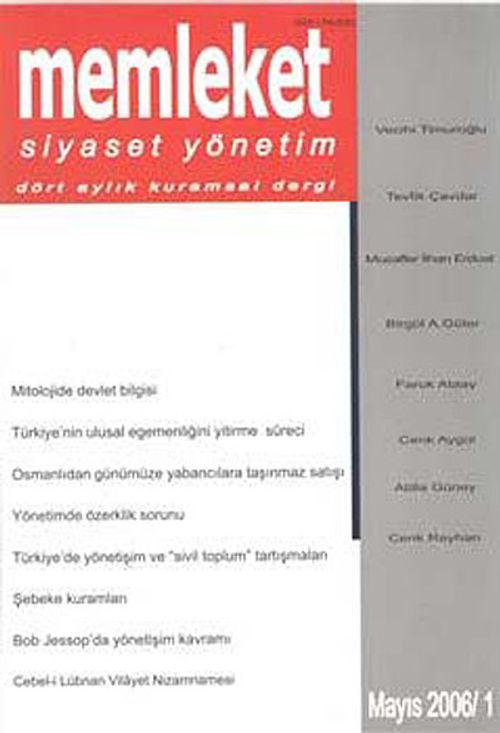 Memleket Dergisi Sayı:1 Yıl:2006