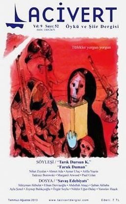 Lacivert Öykü ve Şiir Dergisi Yıl:9 Sayı:52 Temmuz-Ağustos 2013
