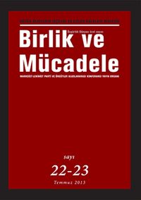 Birlik ve Mücadele Dergisi Sayı:22-23 Temmuz 2013