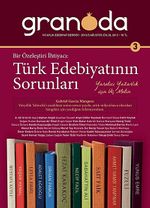 Granada İki Aylık Edebiyat Dergisi Sayı:3 Ağustos-Eylül 2013