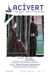 Lacivert Öykü ve Şiir Dergisi Yıl:9 Sayı:53 Eylül - Ekim 2013