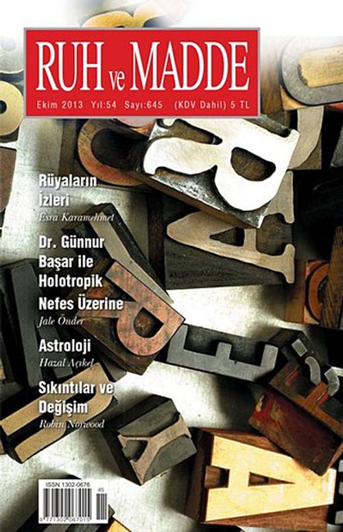Ruh ve Madde Dergisi Ekim 2013 Yıl:54 Sayı:645