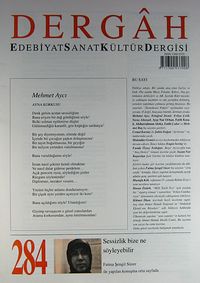 Dergah Edebiyat Sanat Kültür Dergisi Sayı:284 Ekim 2013