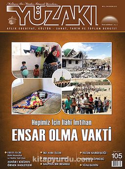 Yüzakı Aylık Edebiyat, Kültür, Sanat, Tarih ve Toplum Dergisi/Sayı:105 Kasım 2013