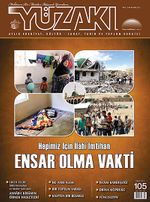 Yüzakı Aylık Edebiyat, Kültür, Sanat, Tarih ve Toplum Dergisi/Sayı:105 Kasım 2013