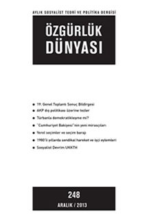 Özgürlük Dünyası / Aylık Sosyalist Teori ve Politika Dergisi / Aralık 2013 Sayı: 248