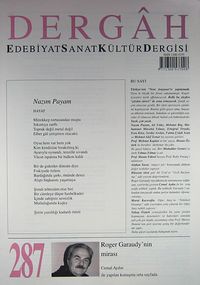 Dergah Edebiyat Sanat Kültür Dergisi Sayı:287 Ocak 2014