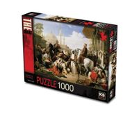 İstanbul'da Köle Pazarı Puzzle 1000 Parça (Kod:11364)