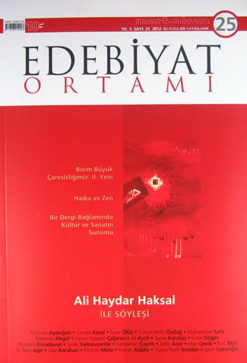 Edebiyat Ortamı Dergi Mart - Nisan Sayı:25 2012
