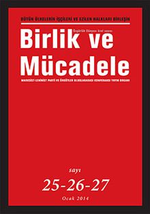 Birlik ve Mücadele Dergisi Sayı:25-26-27 Ocak 2014