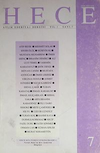 Sayı:7 Temmuz 1997 -Hece Aylık Edebiyat Dergisi