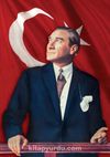 Atatürk ve Türk Bayrağı Puzzle 1000 Parça (Kod:11207)