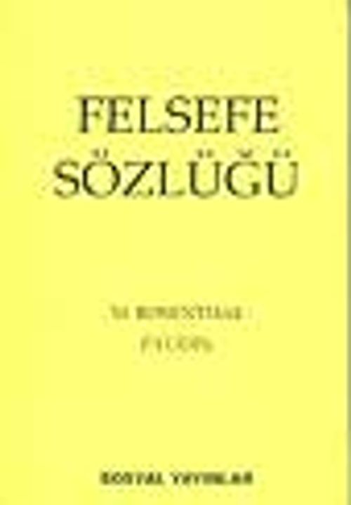 Felsefe Sözlüğü