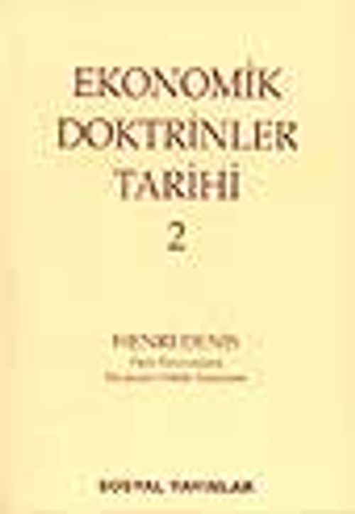 Ekonomik Doktrinler Tarihi 2 Cilt